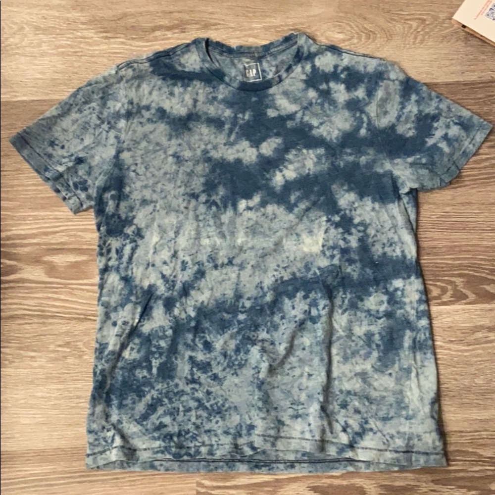 Gap Blue Tie Dye cotton shirt